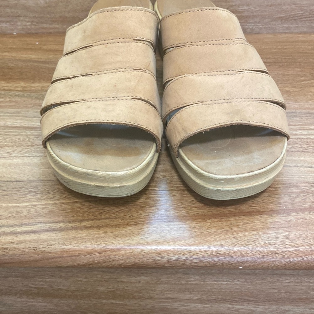 White Mountain GENIE Brown Clogs Sandals size 9M - Picture 8 of 10